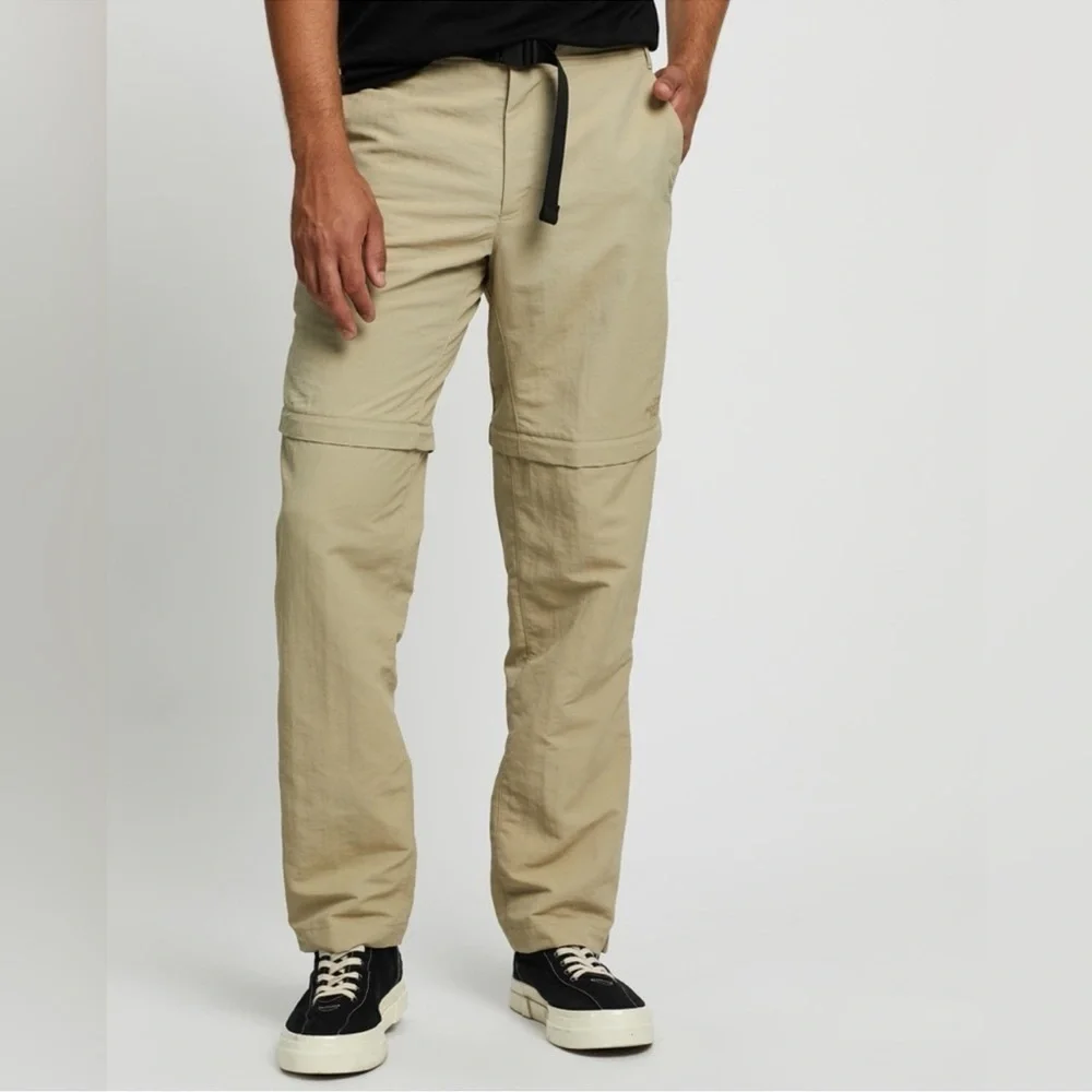 The North Face Paramount Trail convertible pants cargo excellent  tan Size XL